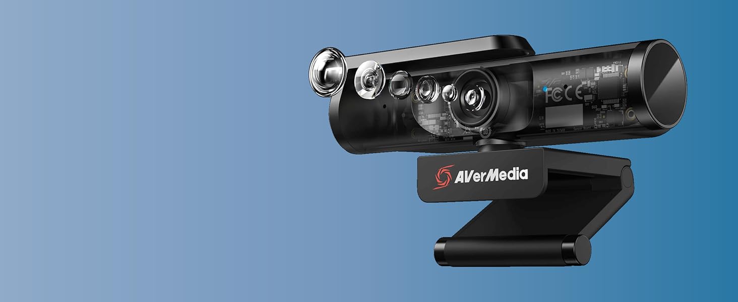 AVerMedia PW513, HD Webcam, USB Webcam, PC Webcam, Streaming Webcam, Video Conference Webcam