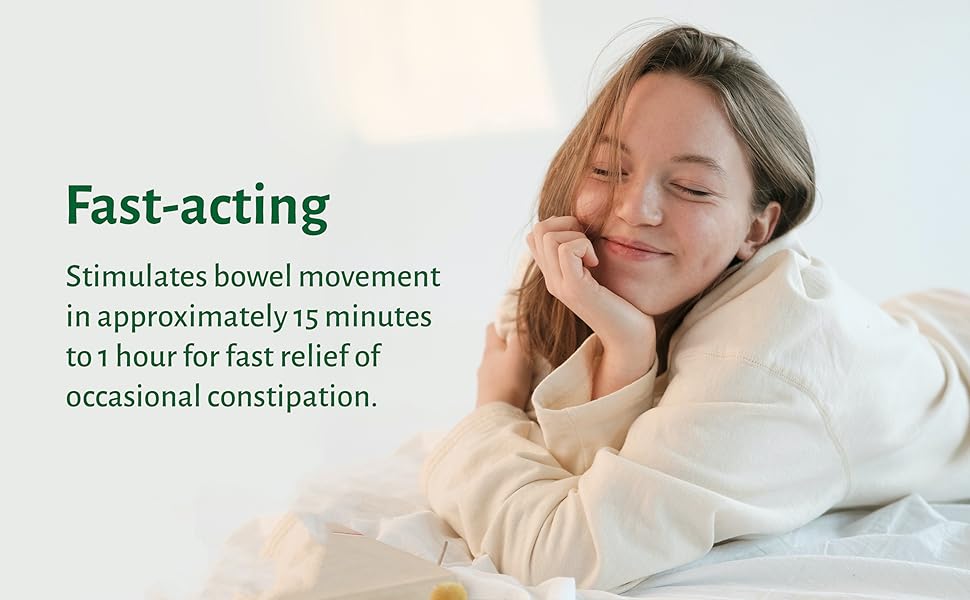 Dulcolax Bisacodyl Laxative Suppositories, 10mg Laxatives for Relief of