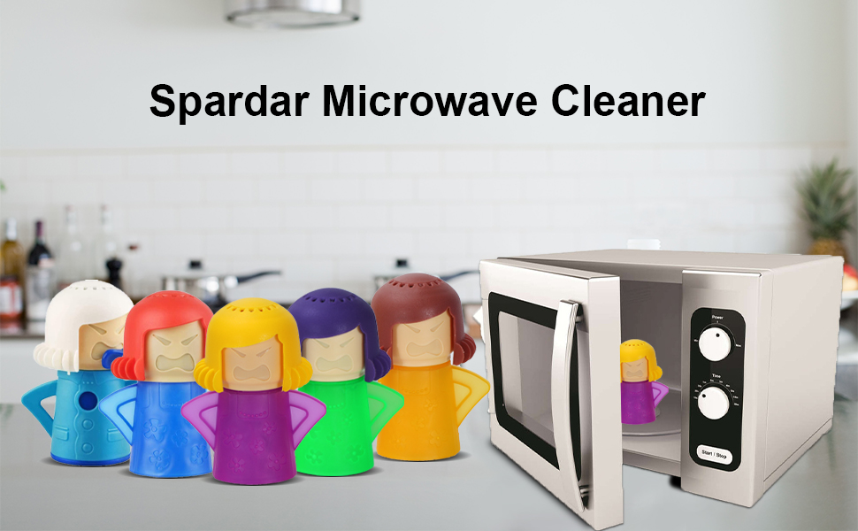 Spardar Angry Mama Microwave Oven Steam Cleaner, Microwave Cleaner Disinfects With