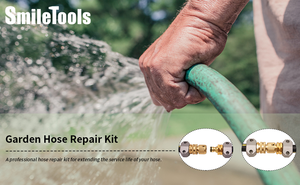 Garden Hose Repair Kit, Hose Connectors Water Fittings