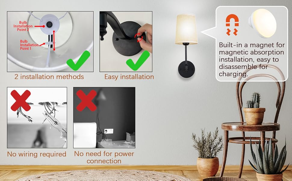 sconces battery operated