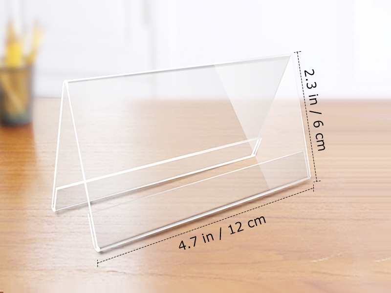 Amazon.co.jp: NUOLUX 席札 ポップスタンド カード立て アクリル