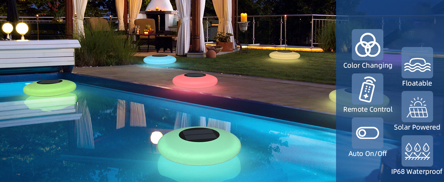 color changing pool light