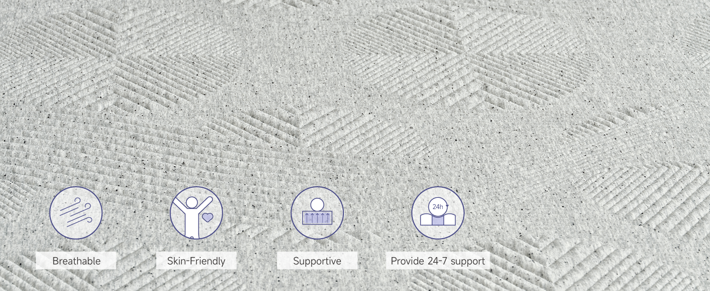 Zhom Twin Mattress, 12 Inch Hybrid Mattress, Gel Memory