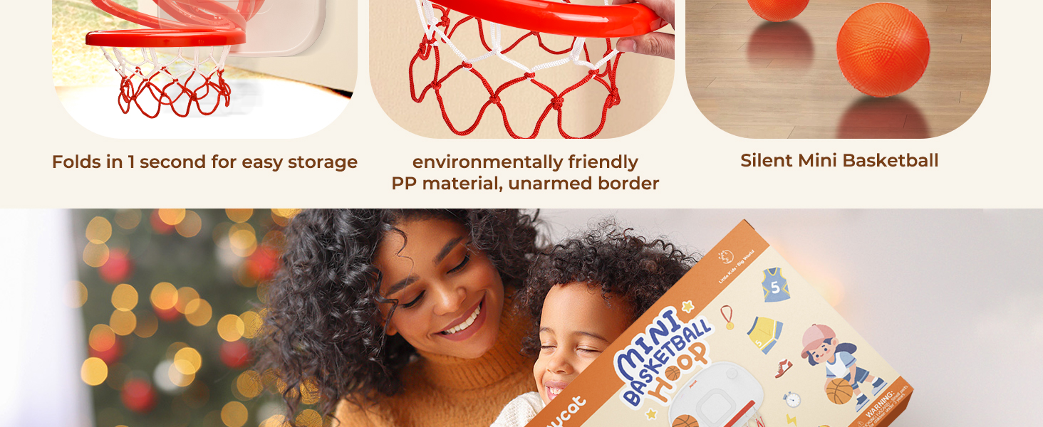 Silent Basketball Reliable material Installation in one second