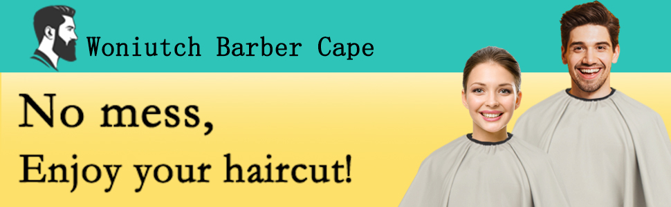 barber cape grey for men, hair cutting cape 