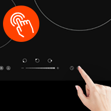 Gasland Chef IH603BF 60cm Built-in Induction Hob, 3 Zones Electric Cooktop 5800W, With Slider Touch Control, Boost Function 16 Induction Cooktop