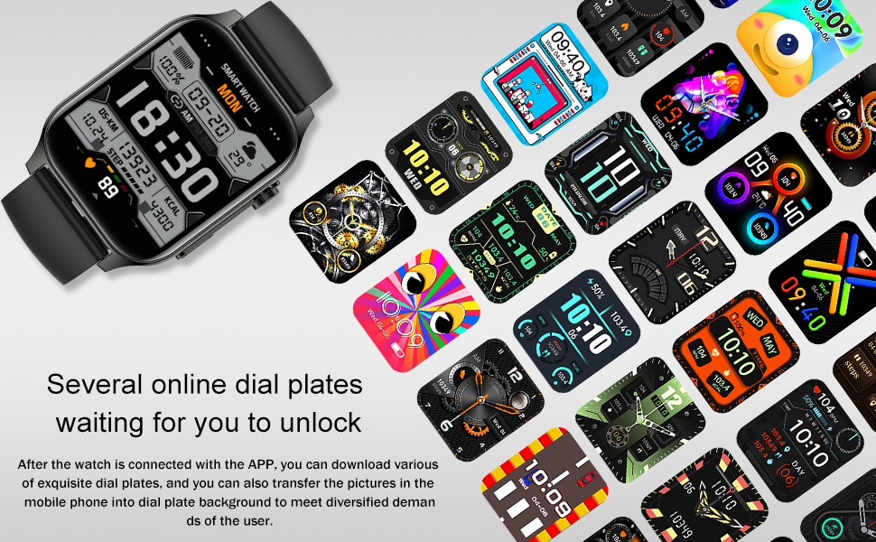 Smart Watch for Men Women Answer Make Calls Fitness Tracker IP68 Sport Mode Activity Tracker