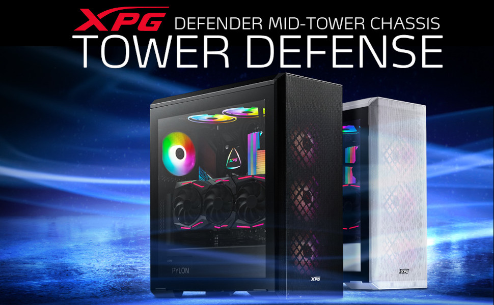 Amazon | XPG DEFENDER ミドルタワー フロントメッシュ