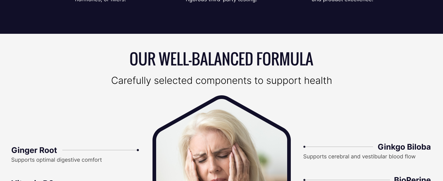 Approved Science VertiSyl Ginkgo Biloba, Ginger, Vitamin