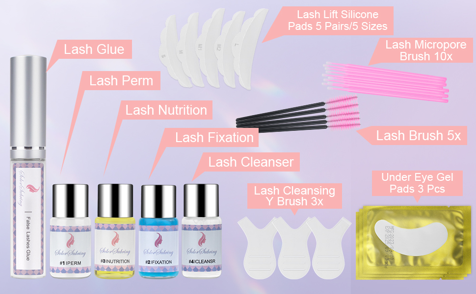 Lash Lift Kit 2 Pack, Professional SemiPermanent Eyelash