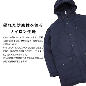 【入手困難】alpha n-3b モッズコート ファー付きブルー 希少 Alpha Industries ミリタリーコート メンズ モッズコート