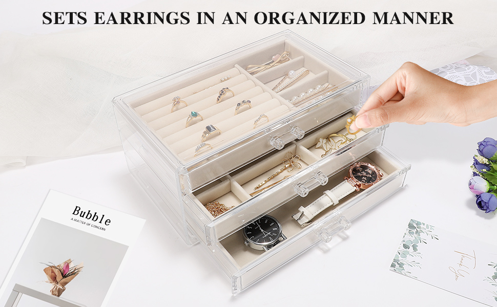 jewelry organizer jewelry box clear jewelry organizer clear jewelry box acrylic jewelry box