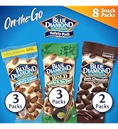 Blue Diamond Almonds Snack Nut Variety Pack for Kids, Office, School, On-the-go, 0.75 oz Gluten F...
