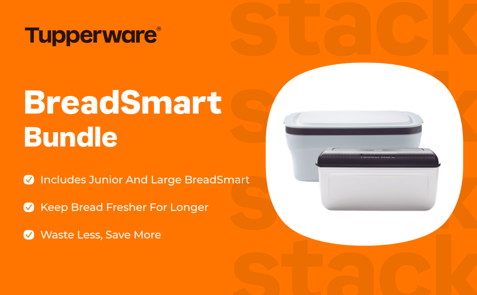 Tupperware BreadSmart Bundle Includes Large & Junior Innovative