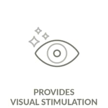 Provides Visual Stimulation