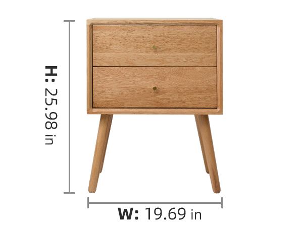Amazon.com: Cttasty Night Stand, Midcentury Modern Solid