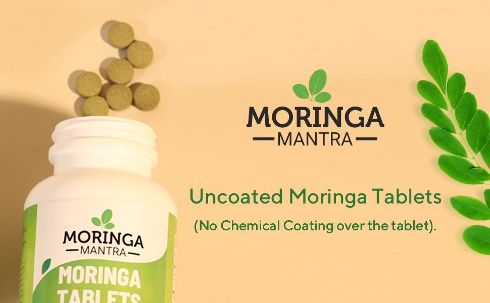 Uncoated Moringa Tablets