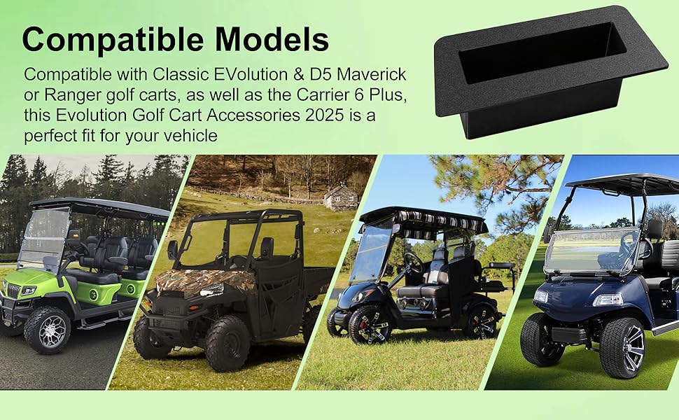 evolution golf cart accessories