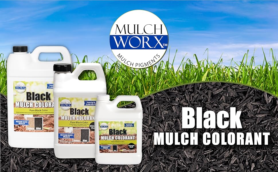 2,800 Sq. Ft. - Pure Midnight Black Mulch Dye Spray