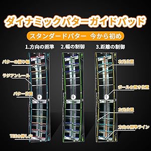 Amazon | TongWey パター練習マット パター矯正器具 右利き用