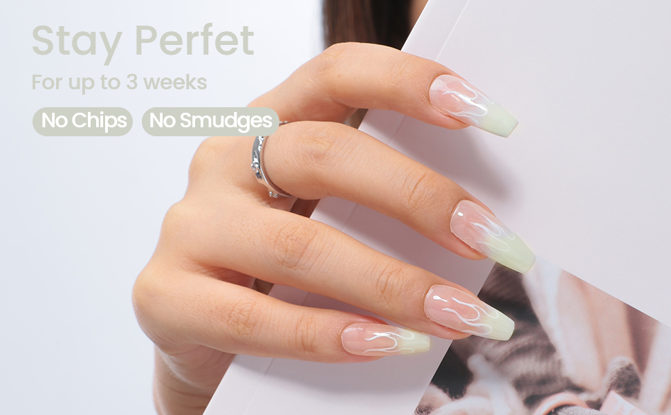 Grey-Green Gel Nail Polish