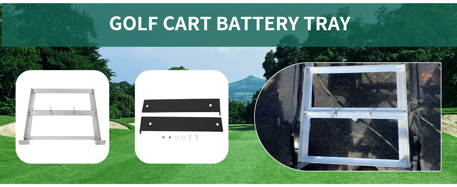 ECOTRIC Golf Cart Battery Tray Compatible with 19942013