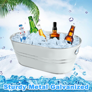 4 Gallon Galvanized Bucket