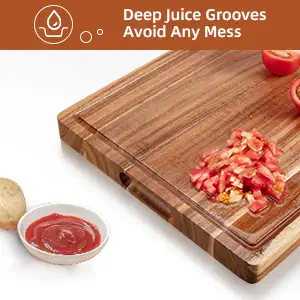 large wood cutting board