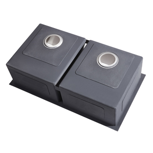 32 inch double bowls sink