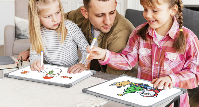 MaxGear Small White Board Dry Erase Board