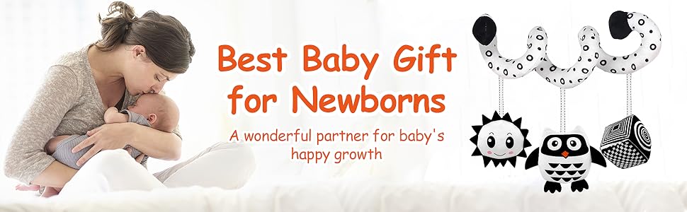 black and white baby toys