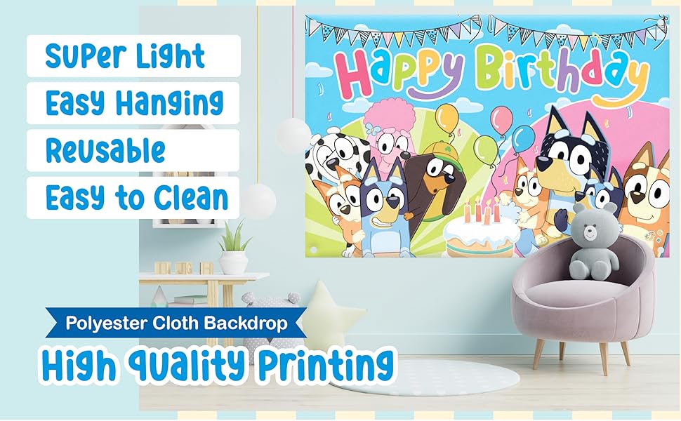 bluey party decorations bluey birthday party bluey decorations for birthday party 