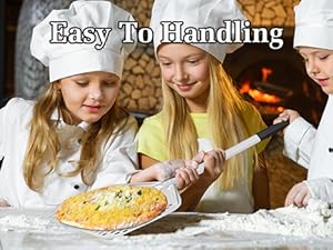 Pizza turner is lightweight and portable is easy to use turning and transfer pizza