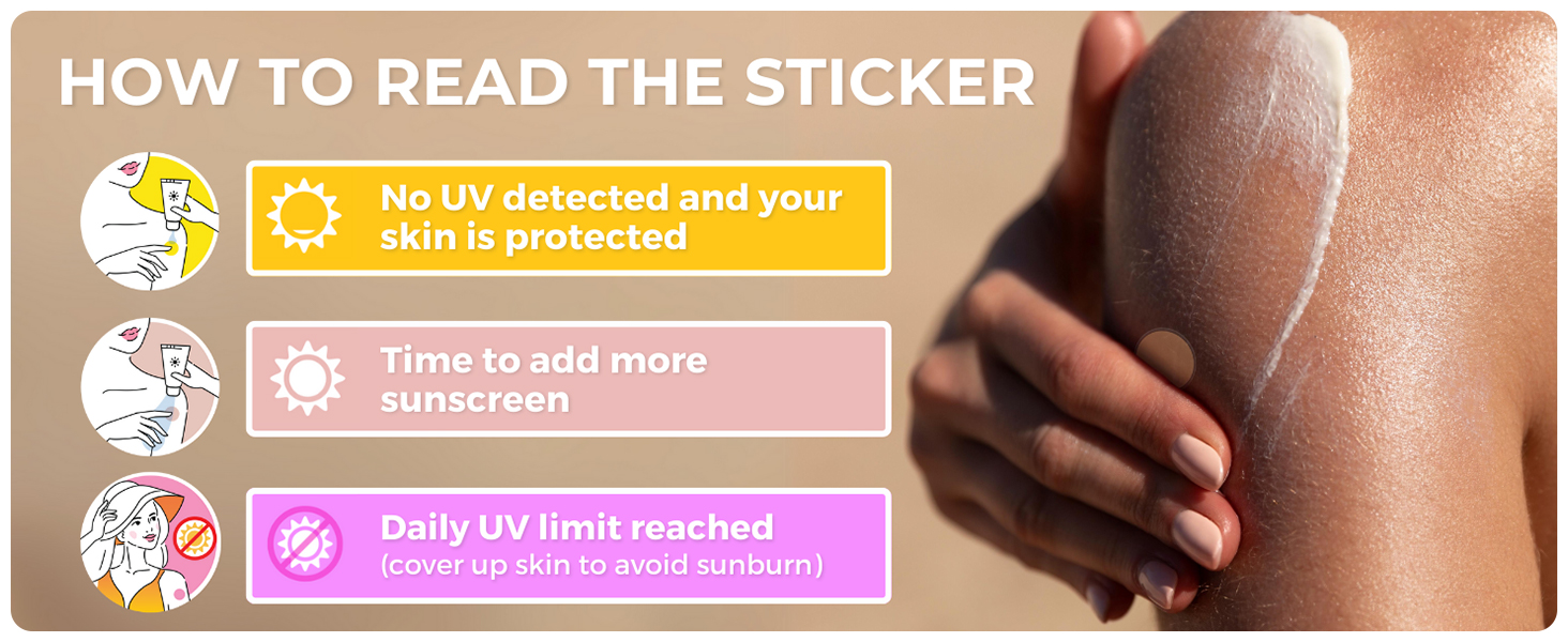 how to read the uv detection sticker