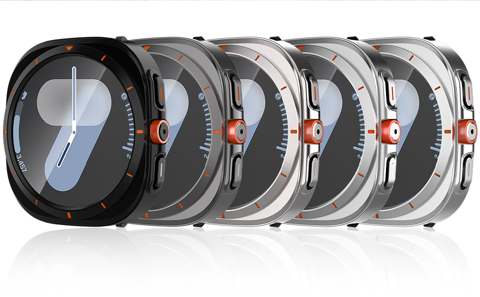 Screen Protector for Samsung Galaxy Watch 7 44mm Case ,[Turning into Ultra 47mm
