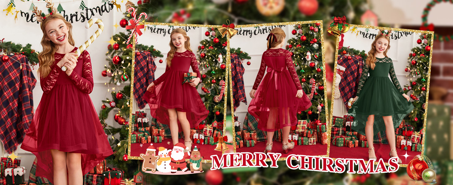 girls christmas dress