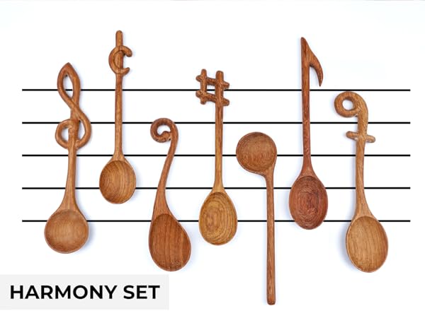 music note spoon set