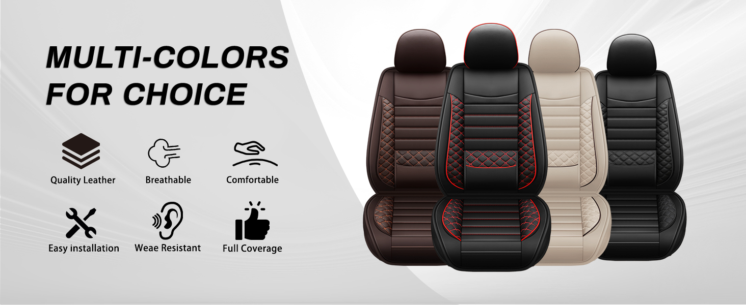 Leather Seat Covers for Audi A5 Sportback 20182025, 2 PCs