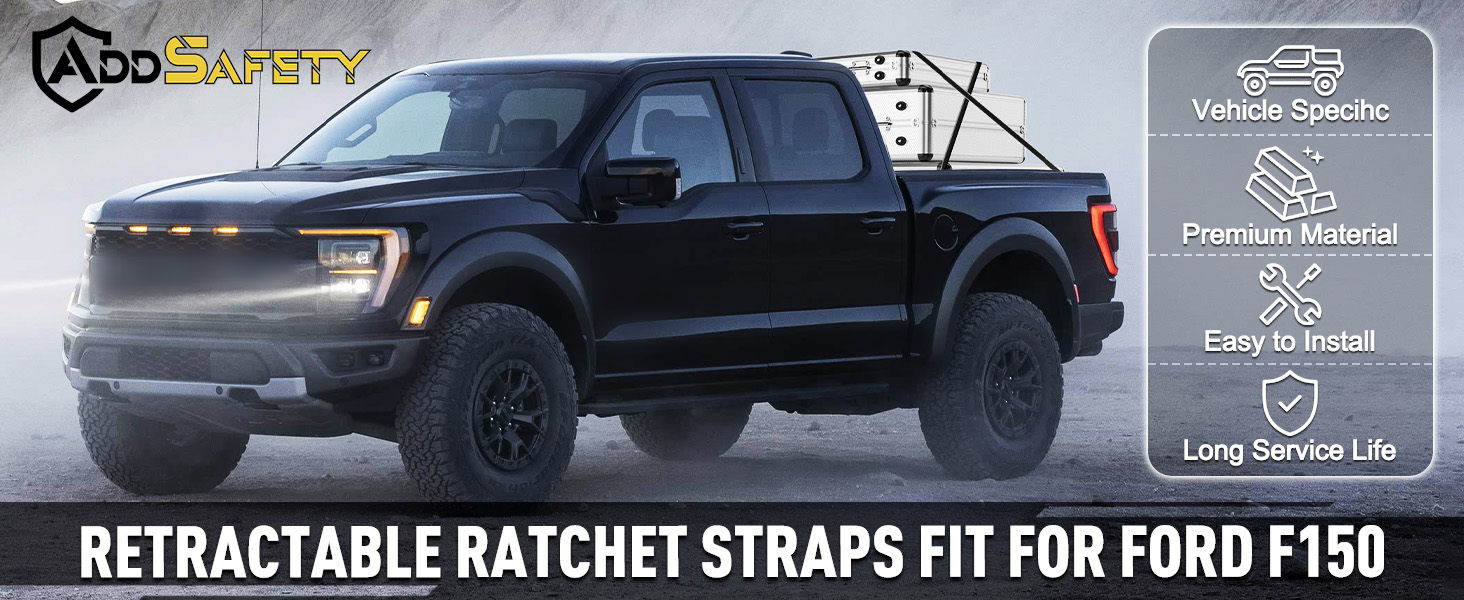 Retractable Ratchet Straps F150