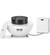 Ciays 29″ Propane Fire Pit with Windproof Guard, 50,000 BTU Outdoor Gas Fire Pit Table with CSA C...