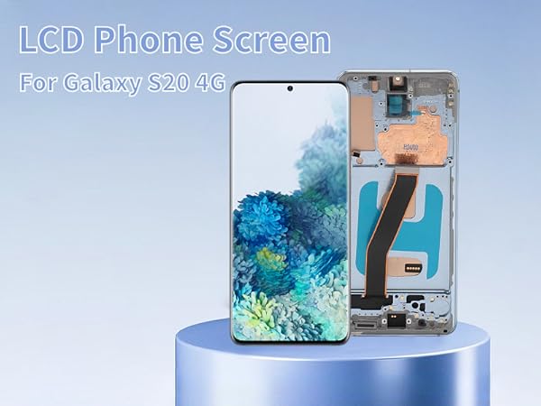 GALAXY S20 5G 交換用液晶パネル(説明読んでください) Galaxy S S20 4G/5G フロントパネル フレーム付き ハウジング