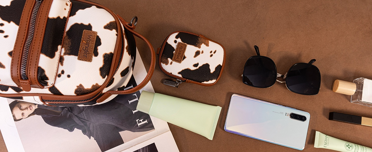 Montana West Wrangler Mini Backpack Cute Cow Print Backpack