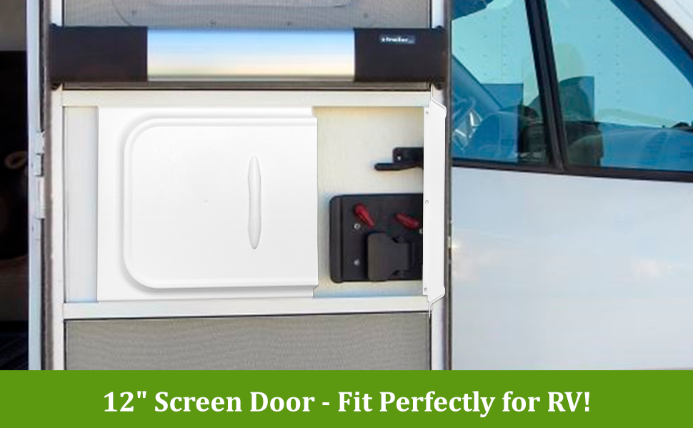 luxlead RV Screen Door Slide 12" Screen Door Slider Panel