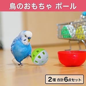 Amazon | Felimoa 鳥のおもちゃ ボール 噛むおもちゃ オウム