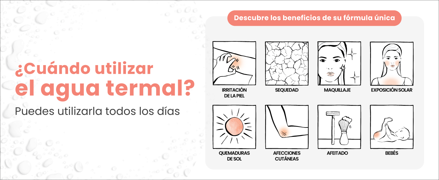 Agua termal, Cuidado de la piel, skincare, avéne