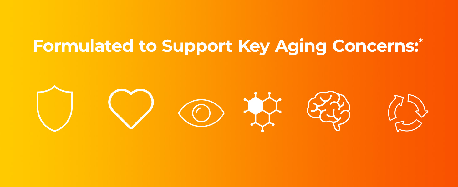 Formulated to Support Key Aging Concerns:*