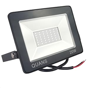 QUANS 4 Pack 20W 12V 24V Low Voltage UV Ultra Violet LED