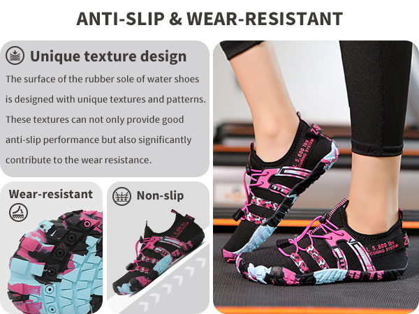 Amazon.com | Water Shoes for Women Men Swim Beach Pool River