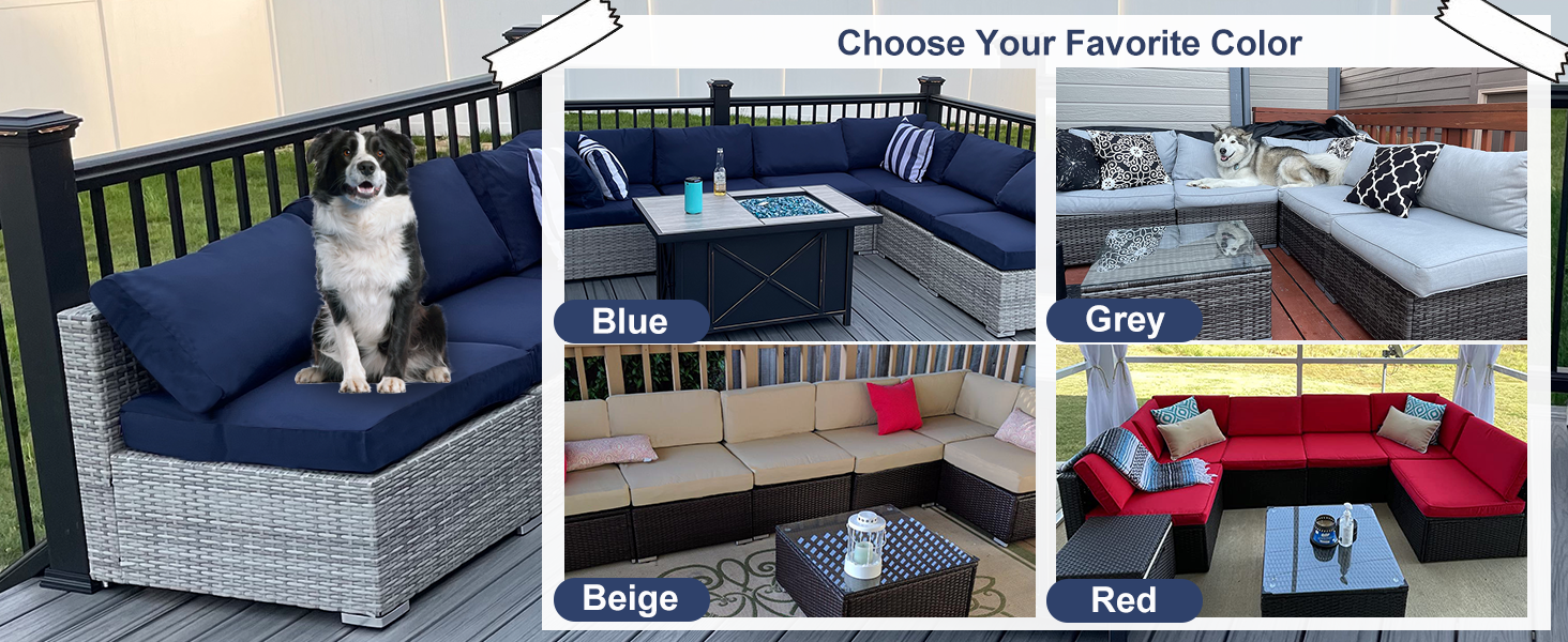 Outdoor Patio Waterproof Cushion Covers